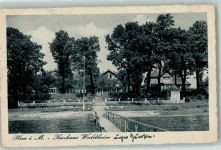 19395 O2864 Plau Gebrauchsspuren Kurhaus Waldheim