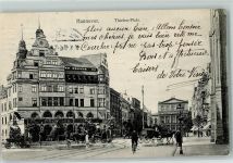 30159 W3000 Hannover 1910 - Thielen-Platz Kutsche Fahrradfahrer