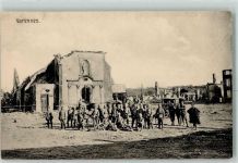55270 Varennes-en-Argonne 1915 - Feldpost WK I zerstörte Häuser Kirche