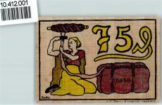 24241 W2301 Blumenthal , Holst - Notgeld Werftarbeiter