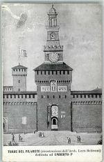 20100 Milano Gebrauchsspuren Torre del Filarete