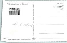 64756 W6121 Hiltersklingen - Rückseite mit Abschürfungen bzw Kleberesten