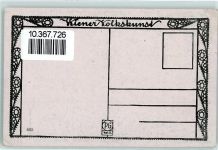 sign. Stefan Simony Das Bildstöckl Wiener Volkskunst Flurkreuz / Marterl Künstlerkarte