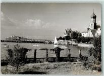 88142 W8992 Wasserburg Bodensee - Ausflugsschiff Segelboot