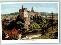 72488 W7480 Sigmaringen Foto AK Hohenzollernschloß Sigmaringen