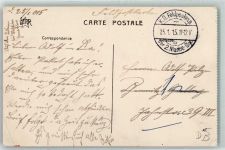 2. Maine-Div. Marineschiffspoststempel 1915