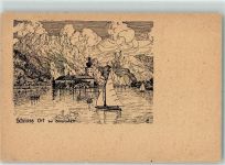 4810 Gmunden Gebrauchsspuren Schloss Ort am Traunsee
