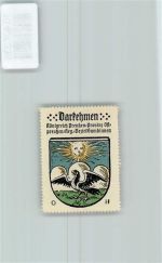 Darkehmen Osjorsk - Vignette Wappen Kaffee Hag 1920-1940 Sonne