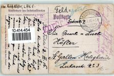Frühling AK Caspari 1916 Gebrauchsspuren