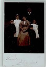 91220 W8563 Schnaittach 1910 Privatfoto AK Eltern Kinder Ort lt. Stempel