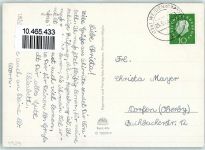 92637 W8480 Weiden , Oberpf - Pfarrkirche Volksbank Schiller-Straße Postamt Bahnhofstraße