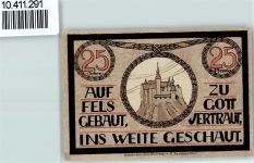 96337 W8642 Lauenstein , Oberfr - Notgeld