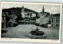 07338 O6804 Leutenberg , Thür - Marktplatz