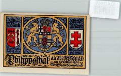 36269 W6433 Philippsthal Werra - Notgeld Marktplatz