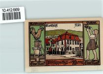36269 W6433 Philippsthal Werra - Notgeld Marktplatz