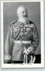 Luitpold in Uniform mit Orden geschmückt AK Adel Bayern