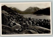 83727 W8162 Schliersee 1935 - Teilansicht Jägerkamp Brecherspitz