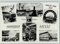 W3000 Hannover Messebilder und Sonderstempel AK Ausstellung 1963