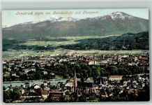 6020 Innsbruck - gegen Patscherkofel und Glungezer