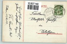 sign Tobler - Aquarell Postkarte AK Künstler 1907
