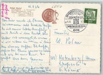 W6050 Offenbach am Main Internationale Lederwarenmesse 01. - 06. September 1962 Sonderstempel