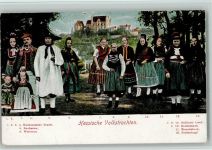 Nr. 5201 Verlag Bäcker - versch. Hessische Trachten Trachten Hessen