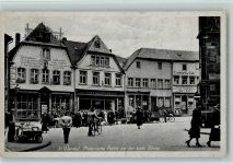 66606 W6690 St. Wendel , Saar Gebrauchsspuren Malerische Partie bei der Kath. Kirche