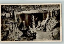 W7861 Hasel Erdmannshöhle - Fürstengruft ca 1950 AK Tropfsteinhöhle Foto AK