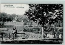 66111 W6600 Saarbrücken - Deutschmühlenweiher mit Forsthaus Soldat Uniform