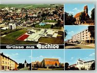 86807 W8938 Buchloe - Panoramaansicht Kirche