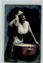 Verlag PH Photochemie - Frau bei der Morgenwäsche, Seife, Zinnwanne AK Fotoverlag 1909