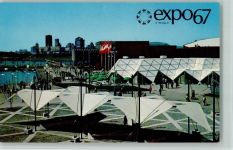 Ausstellung - Expo 1967 - Ile Sainte-Helene, sehr gute Erhaltung AK