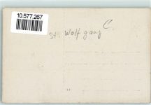 5360 St. Wolfgang im Salzkammergut Privatfoto AK Raddampfer Ort handschriftlich