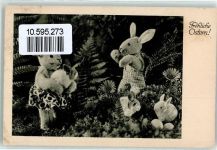 27711 W2860 Osterholz-Scharmbeck - Landpoststempel Frankenburg Ostern Osterhase Tiere vermenschlicht Spielzeug