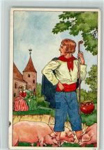 Der Schweinehirte AK Märchen 1943