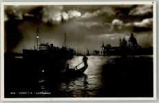 30100 Venezia Mondschein Gondel Schiff