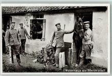 Wohnhaus als Pferdestall Verlag Imberg & Lefson K 278 AK Deutsches Heer WK I