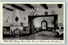 83703 W8184 Gmund a. Tegernsee Gebrauchsspuren Hotel Cafe Herzog Maximiian Barockraum