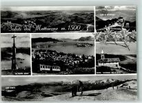 28040 Mottarone - Lago di Mergozza La nuova Croce Bergbahn Chies. Madonna della Neve Lago D'Orta Skifahrer