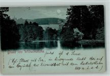 34117 W3500 Wilhelmshöhe 1897 - Gruss aus - Mondschein Stengel 3370 AK
