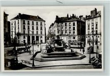 44000 Nantes 1942 - Place Royal Fontaine Straßenbahn