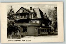 07429 O6826 Sitzendorf Gebrauchsspuren Hotel zur Linde