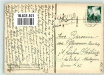 Schnecke Laute Briefmarke WK II Zwerg Gebrauchsspuren