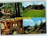36115 W6414 Milseburg - Berhütte Milseburg Innenansicht Ruine