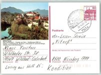 75217 W7534 Birkenfeld , Württ - Ganzsache Füssen