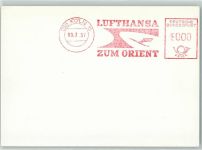 Lufthansa Zum Orient Flugpost Lufthansa KEINE AK