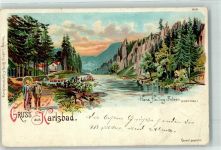 Karlovy Vary Karlsbad Gebrauchsspuren Hans Heiling Felsen