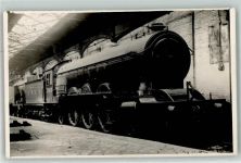 Maschine 2400 Dampflokomotive Foto AK