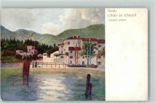 37016 Garda 1912 Künstlerkarte Lago di Garda Landori pittore