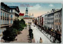 Lemberg Lwow - Ringplatz Straßenbahn